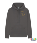 AfricaOutline-Hoodie-Maroon