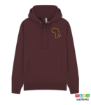 AfricaOutline-Hoodie-Maroon